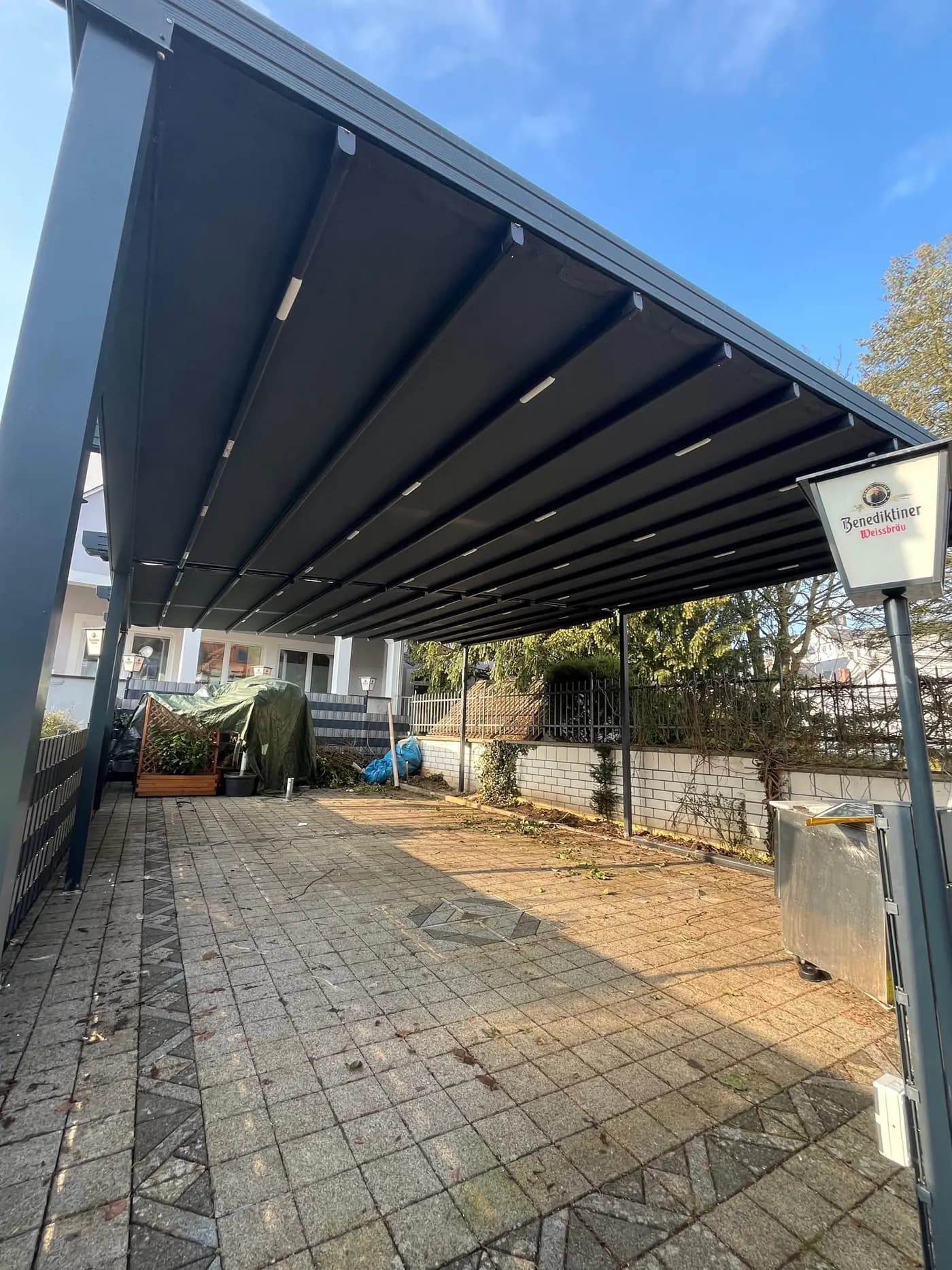Pergola Tente uygulaması. Diez, Almanya