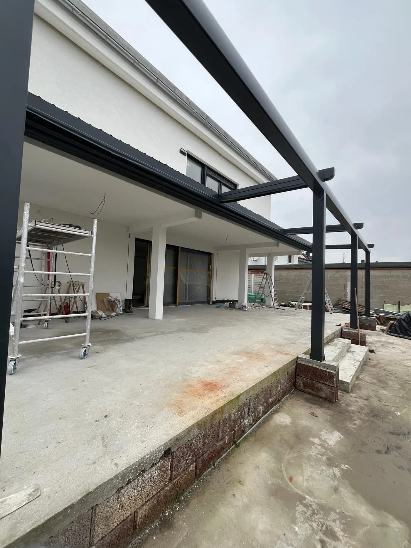 Pergola Tente uygulaması. Worms, Almanya