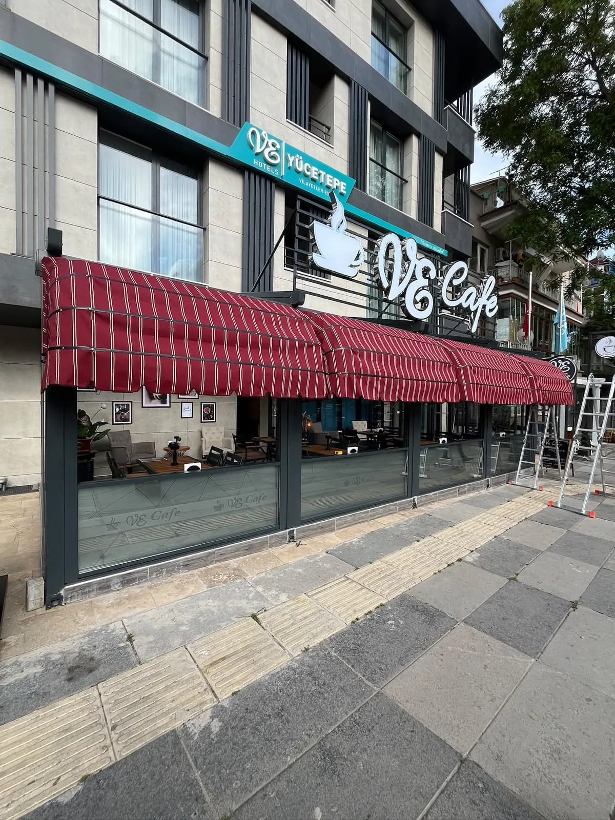 Dekoratif Körüklü Tente uygulaması. Anıttepe, Ankara