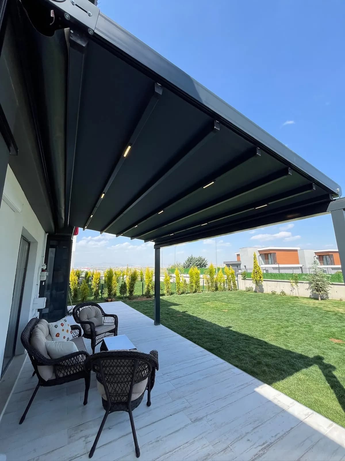 Pergola Tente uygulaması. Bağlıca, Ankara