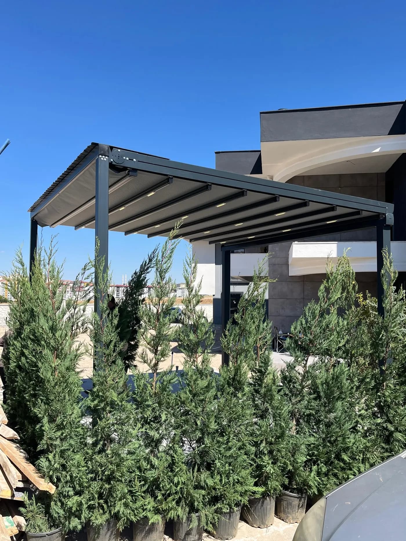 Pergola Tente uygulaması. Bağlıca, Ankara