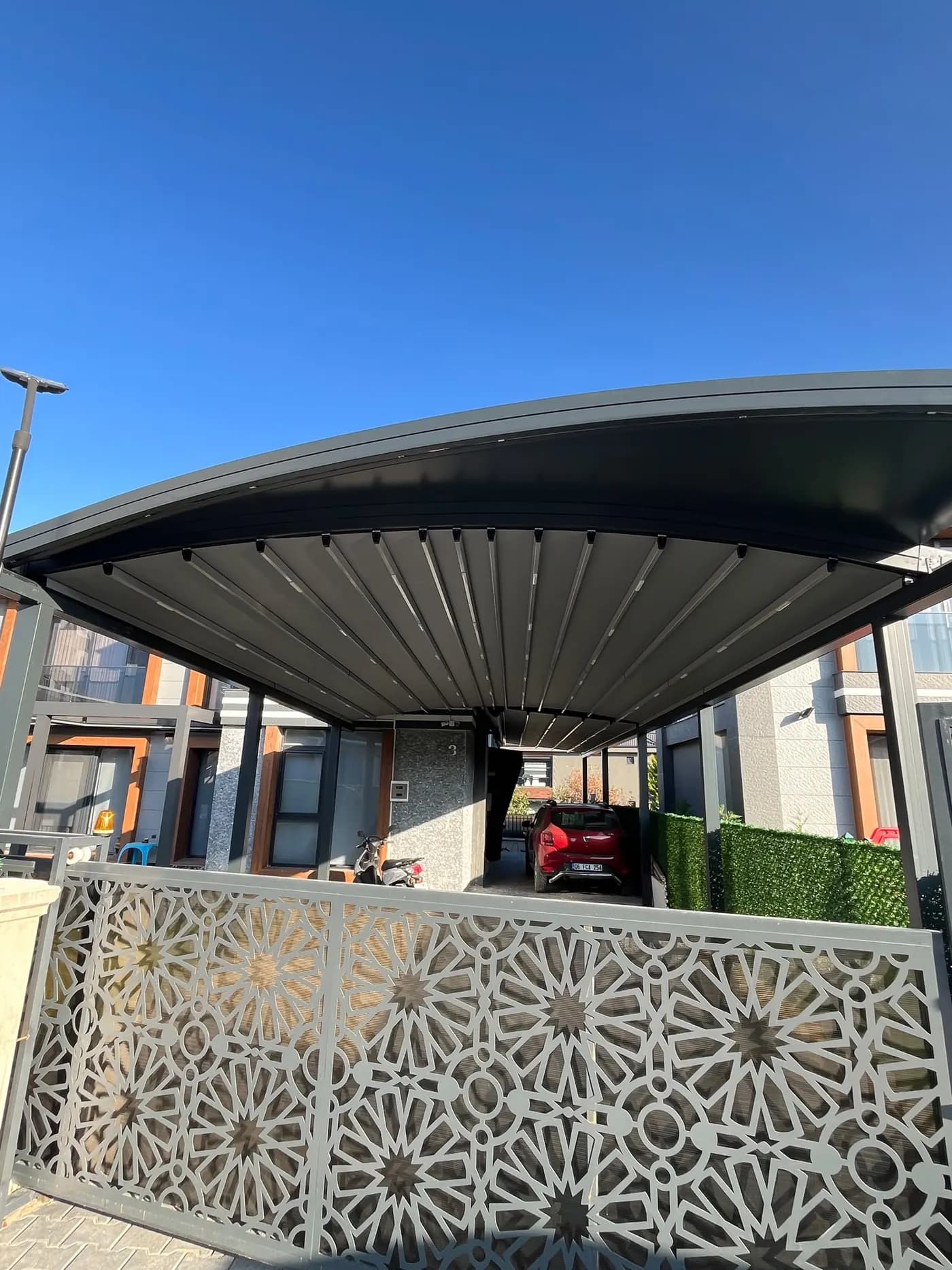 Tam Radyan Pergola Tente uygulaması. Bağlıca, Ankara