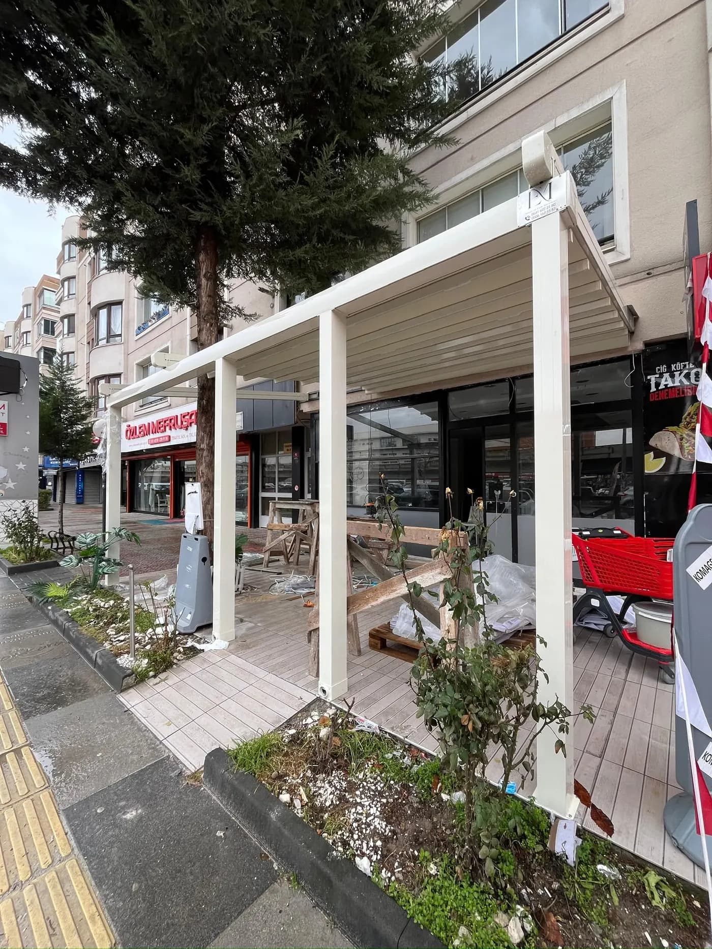Pergola Tente uygulaması. Batıkent, Ankara