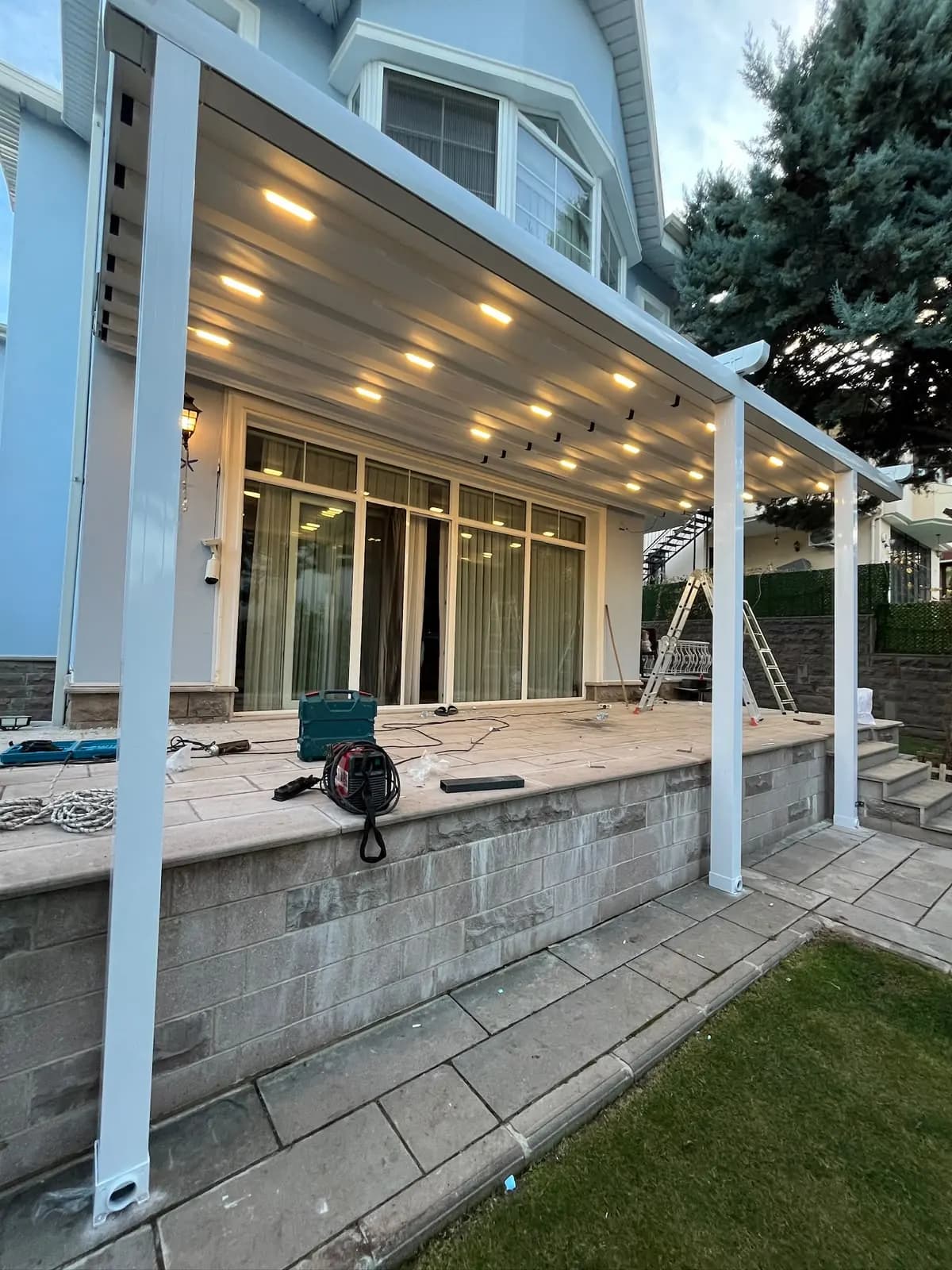 Pergola Tente uygulaması. Beysukent, Ankara