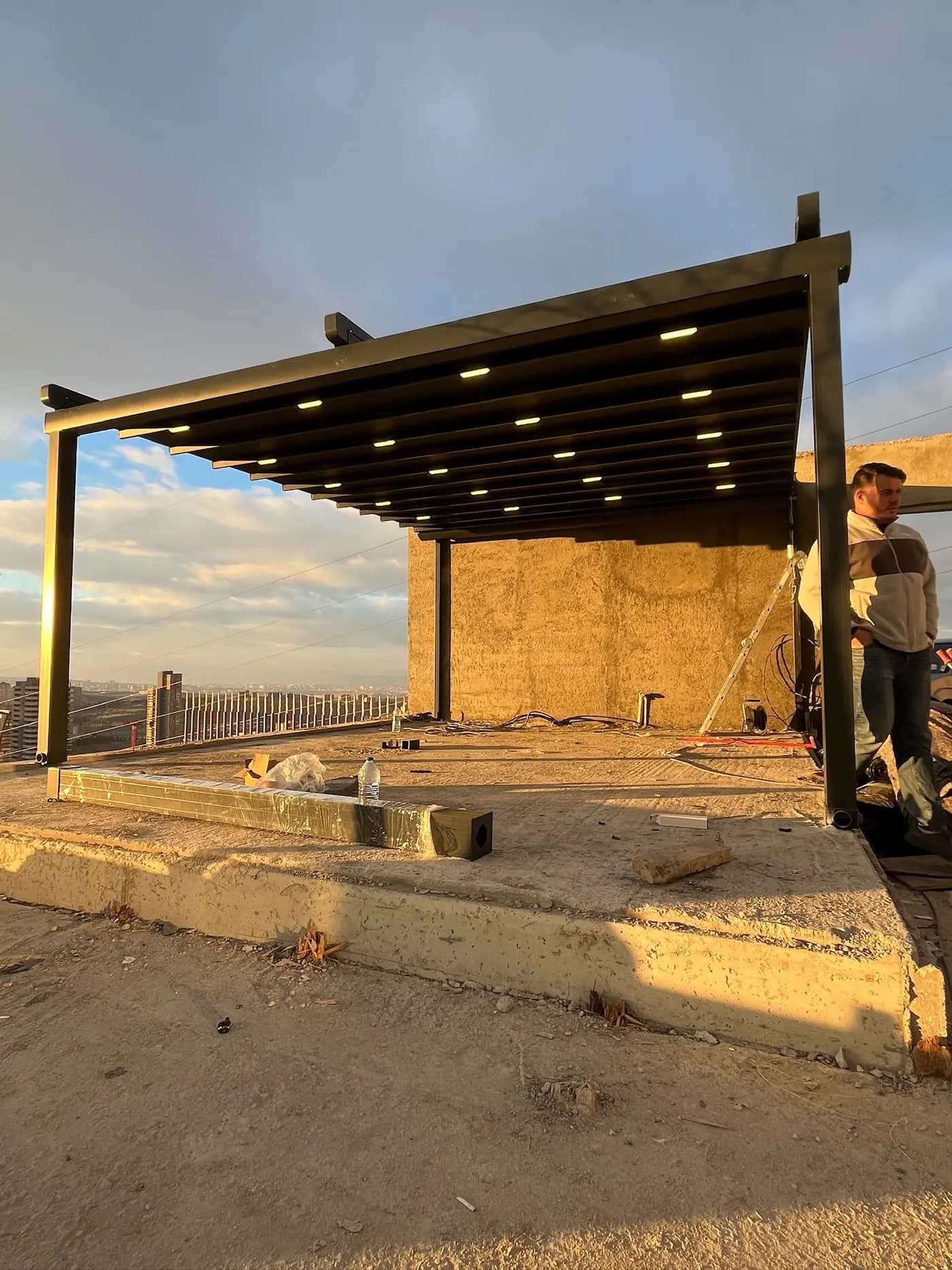 Pergola Tente uygulaması. Beysukent, Ankara