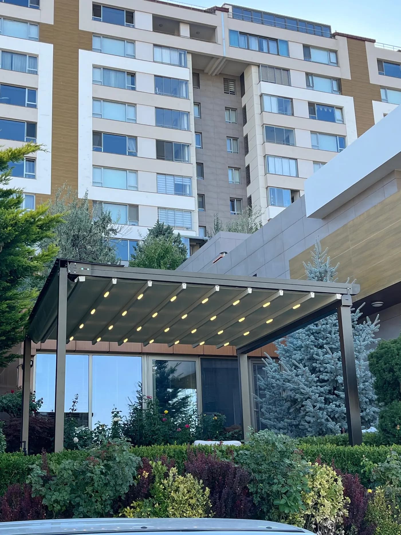 Pergola Tente uygulaması. Beysukent, Ankara