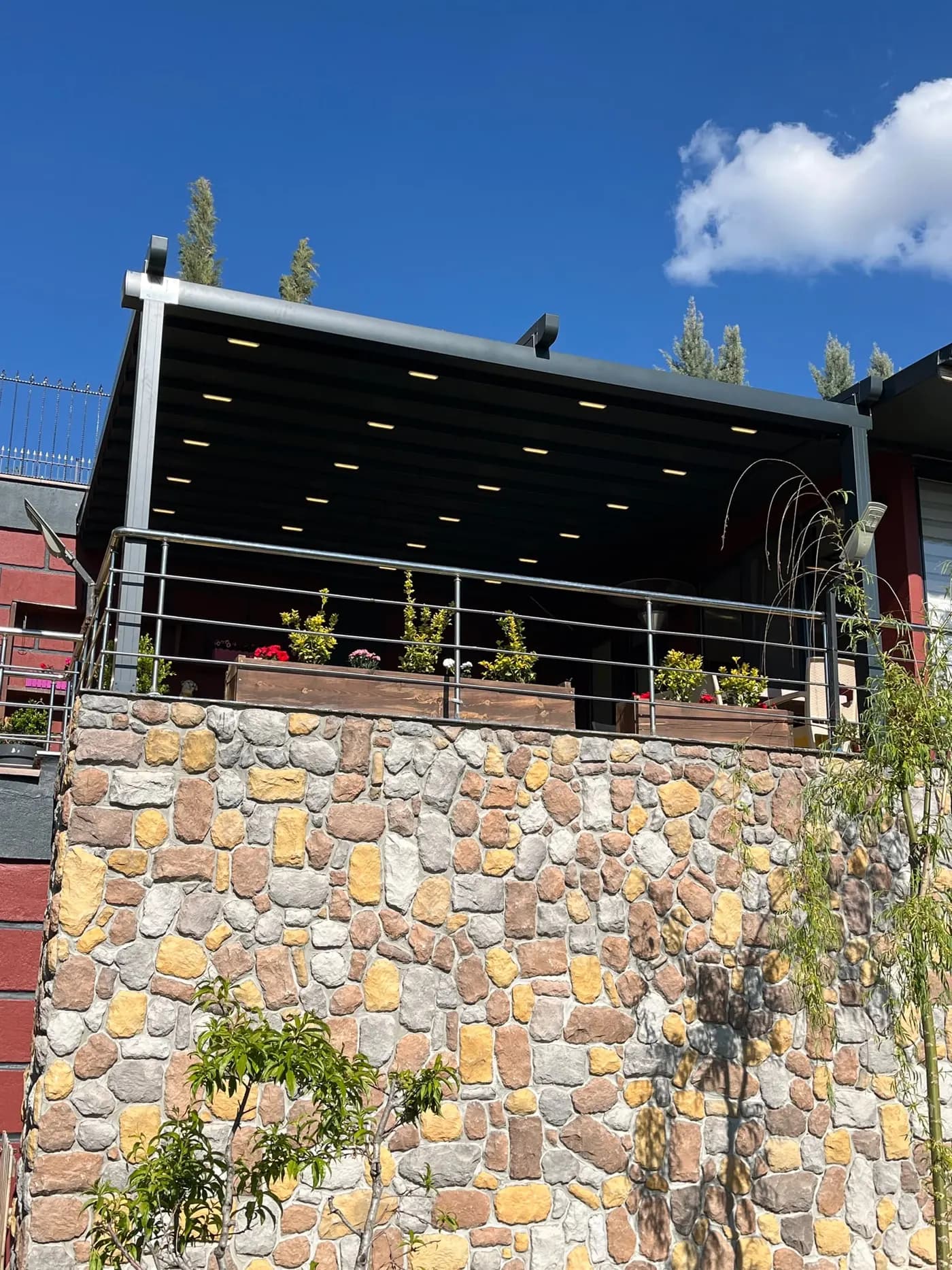 Pergola Tente uygulaması. Beytepe, Ankara