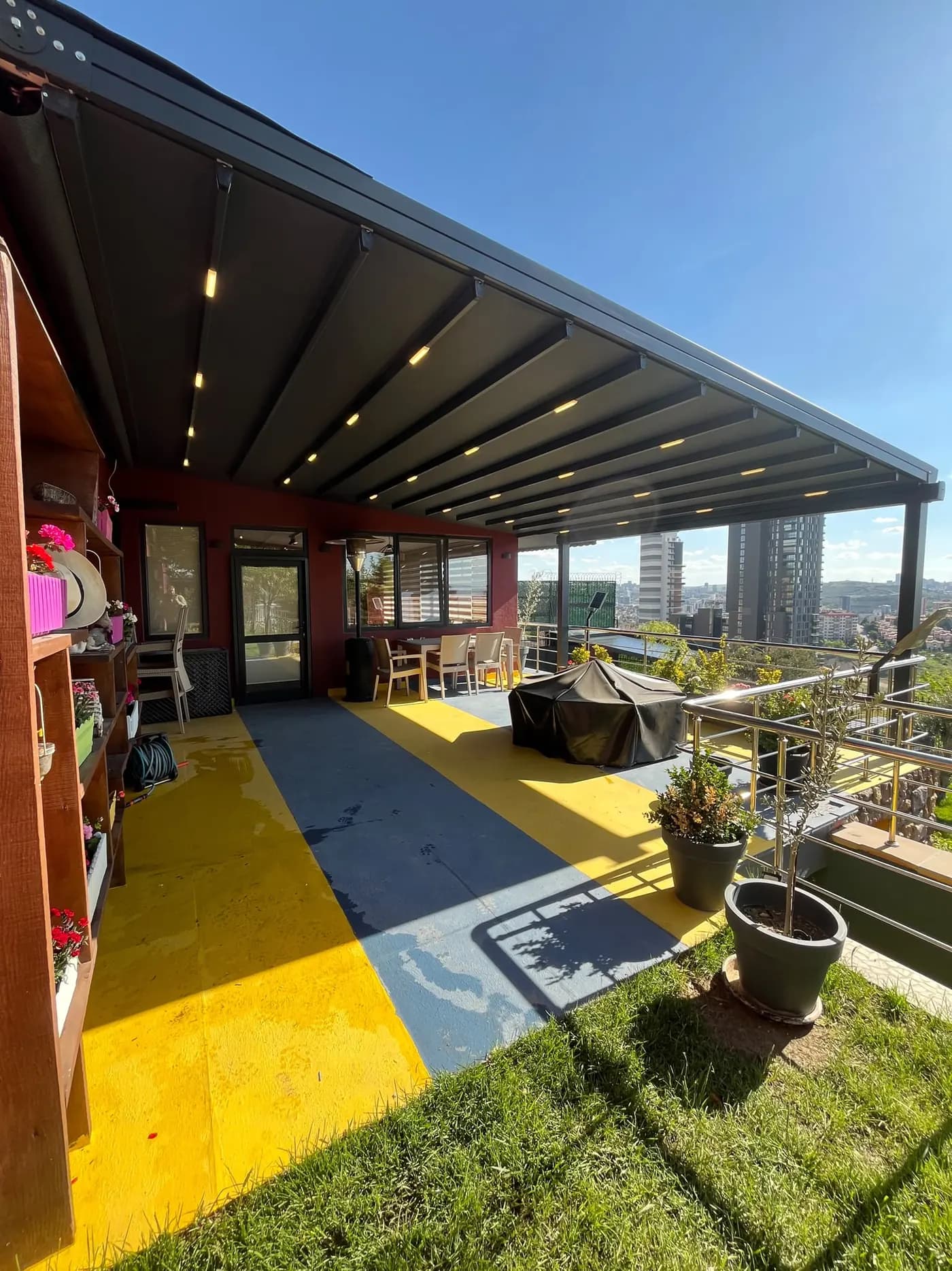 Pergola Tente uygulaması. Beytepe, Ankara