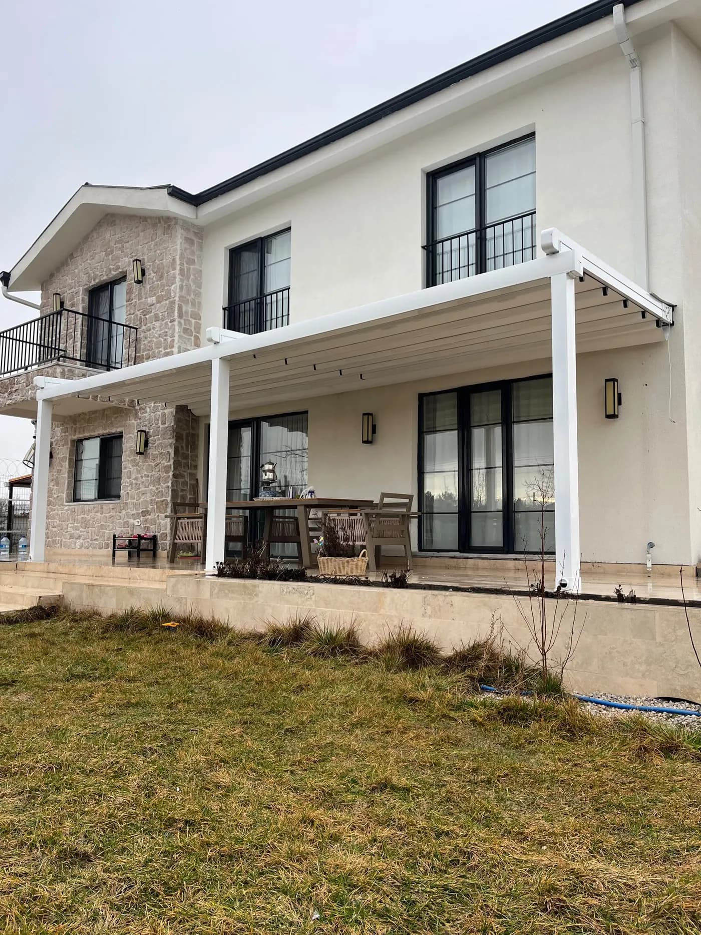 Pergola Tente uygulaması. Çubuk, Ankara