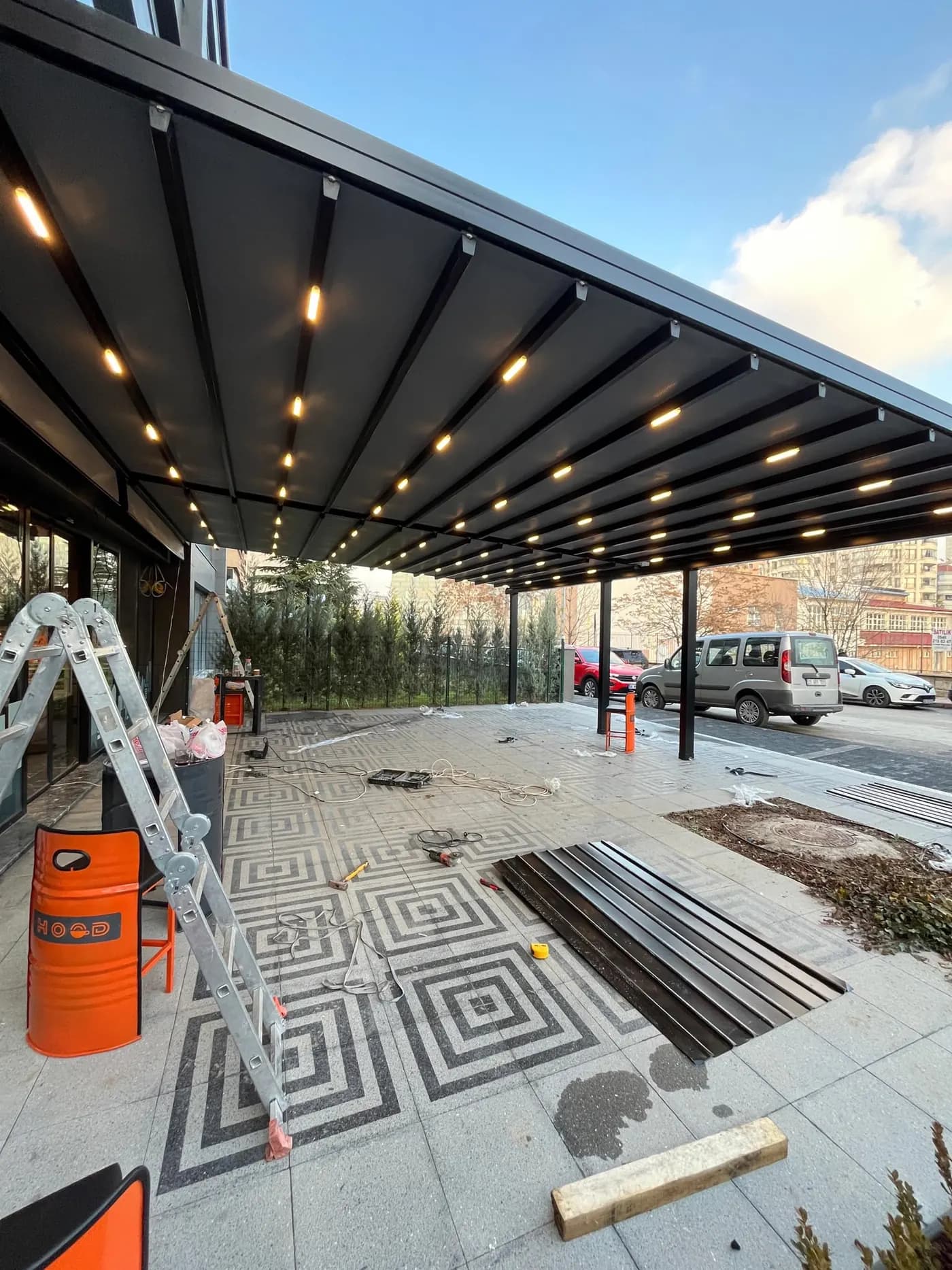 Pergola Tente uygulaması. Çukurambar, Ankara
