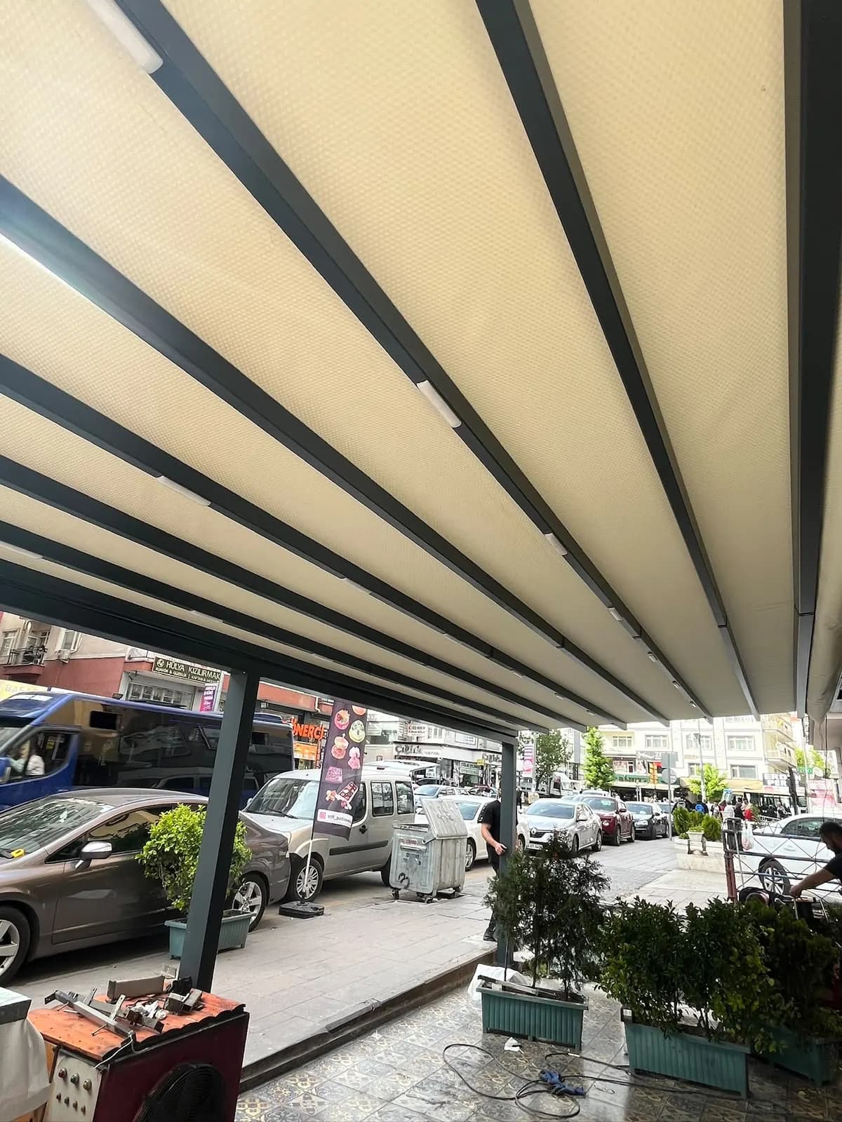 Pergola Tente uygulaması. Demetevler, Ankara