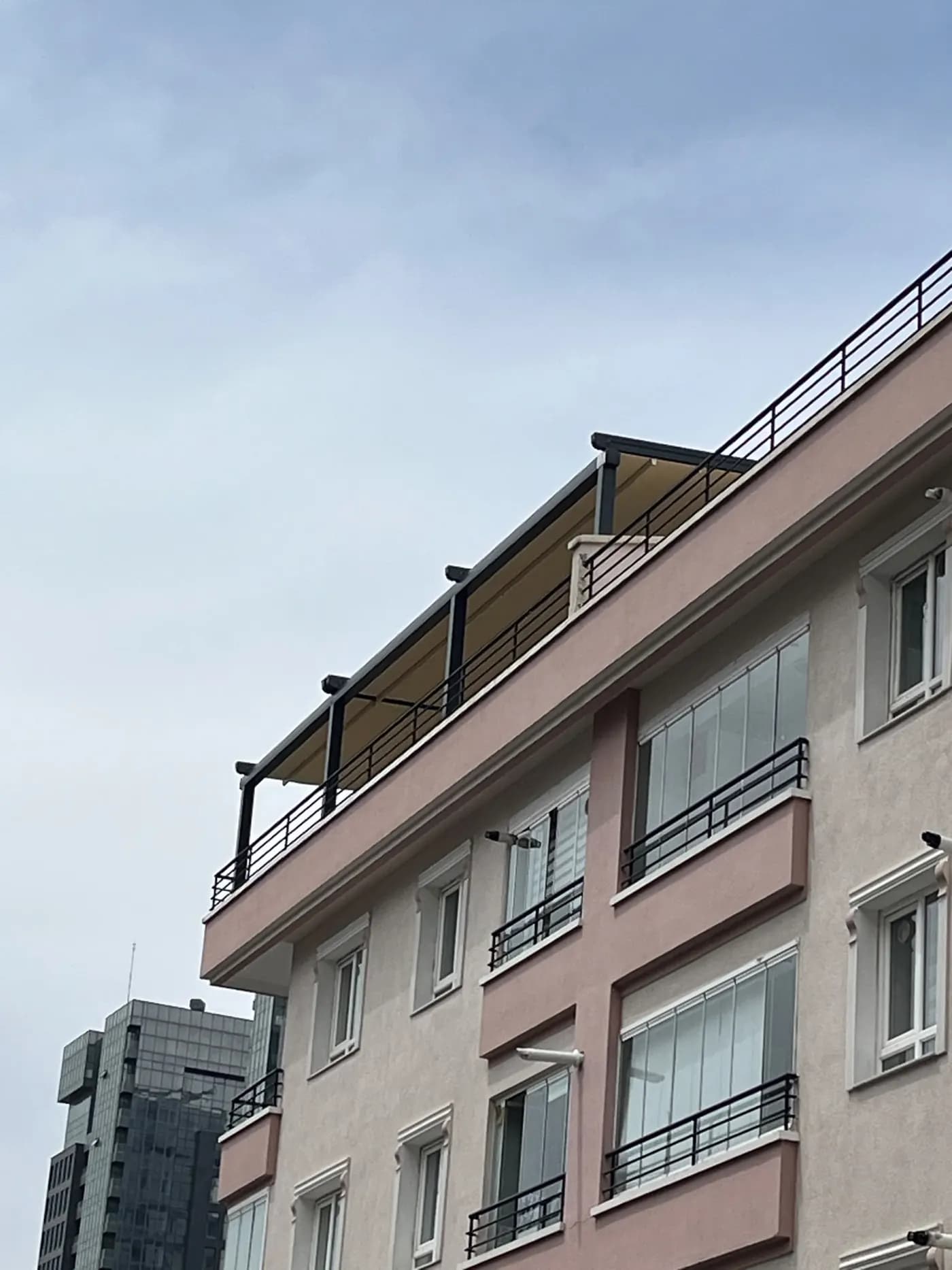 Pergola Tente Çatı uygulaması. Dikmen, Ankara
