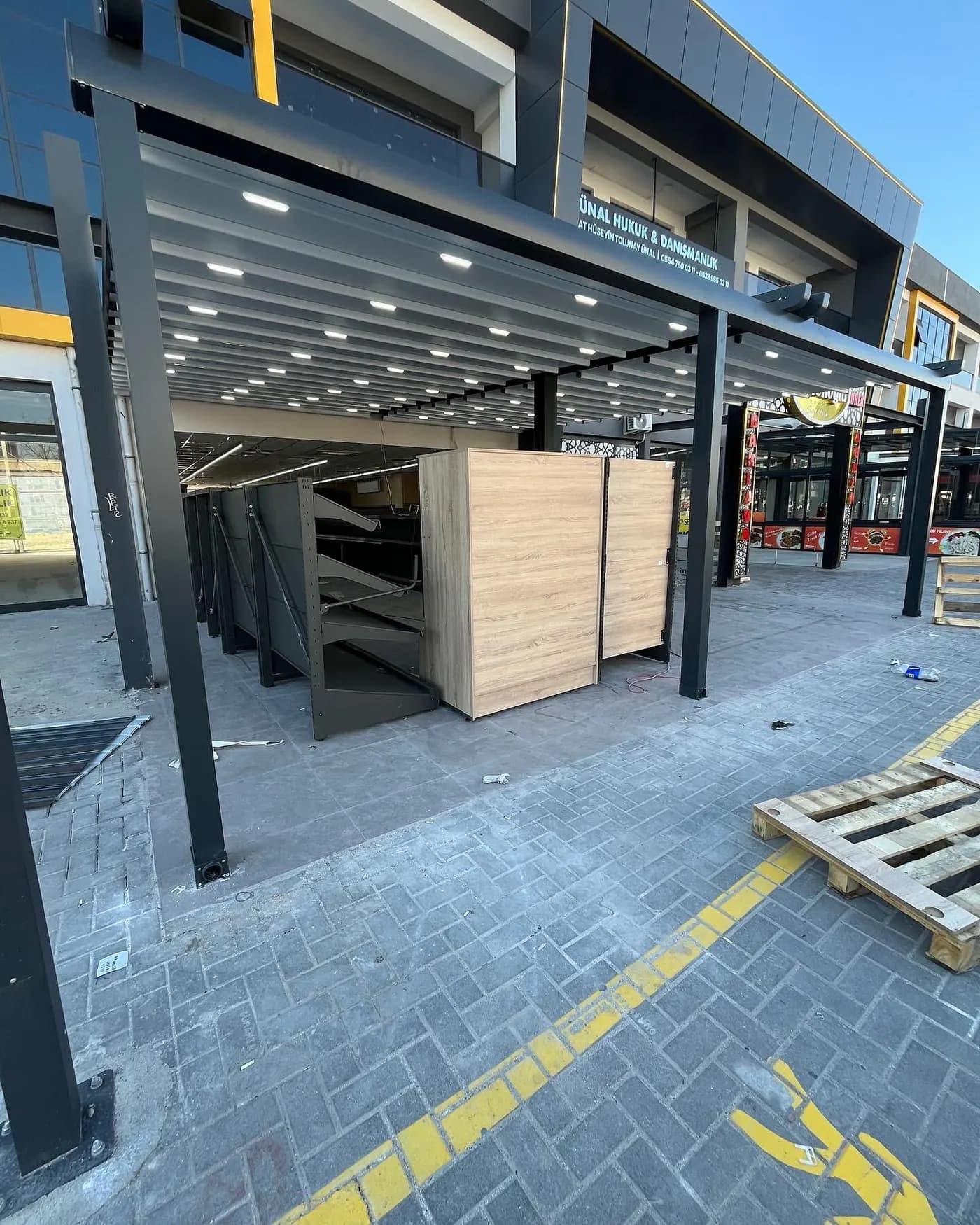 Pergola Tente uygulaması. Eryaman, Ankara