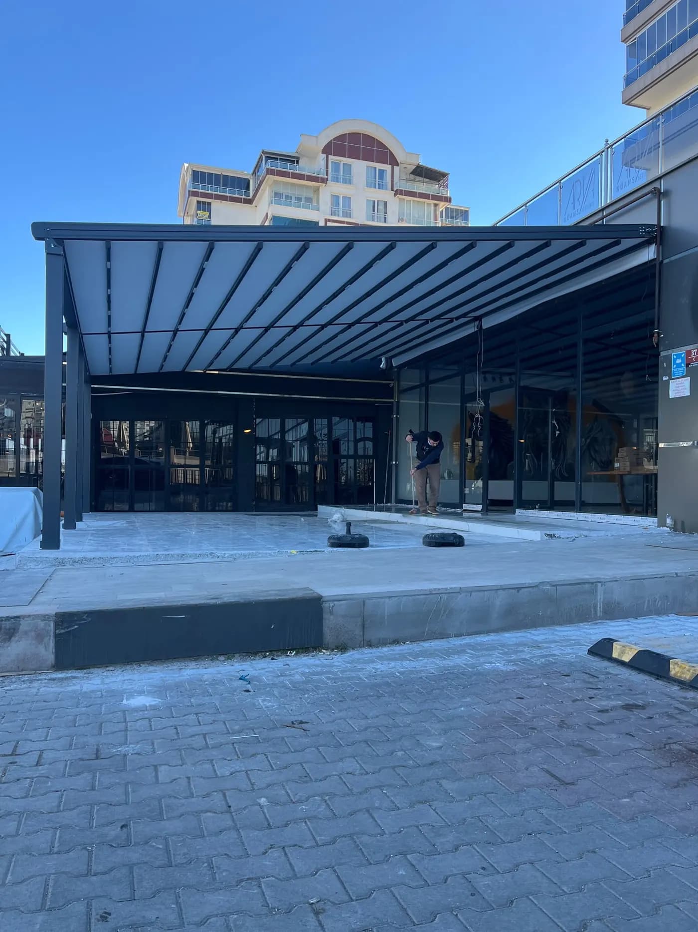 Pergola Tente uygulaması. Eryaman, Ankara