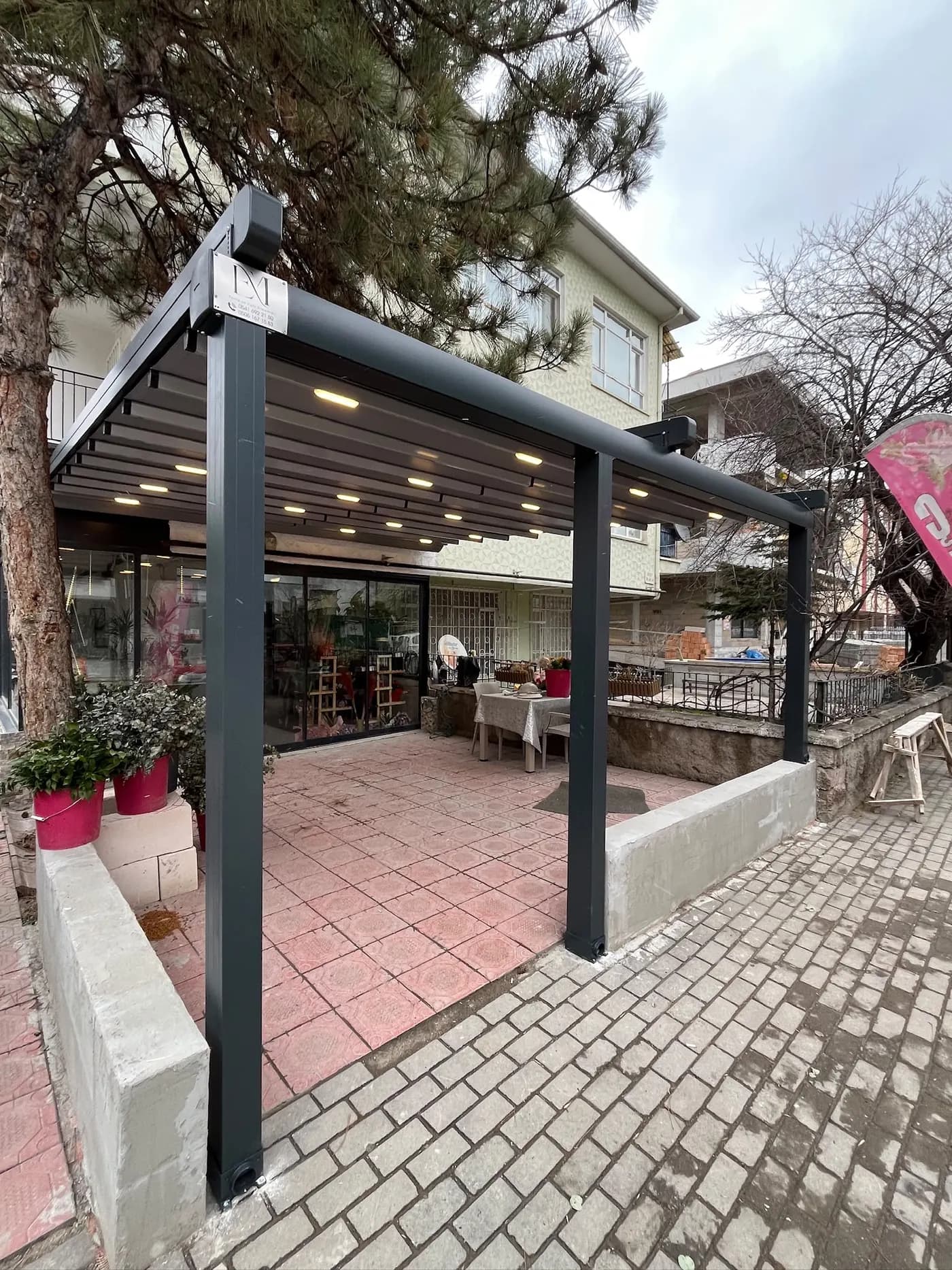 Pergola Tente uygulaması. Gazi, Ankara