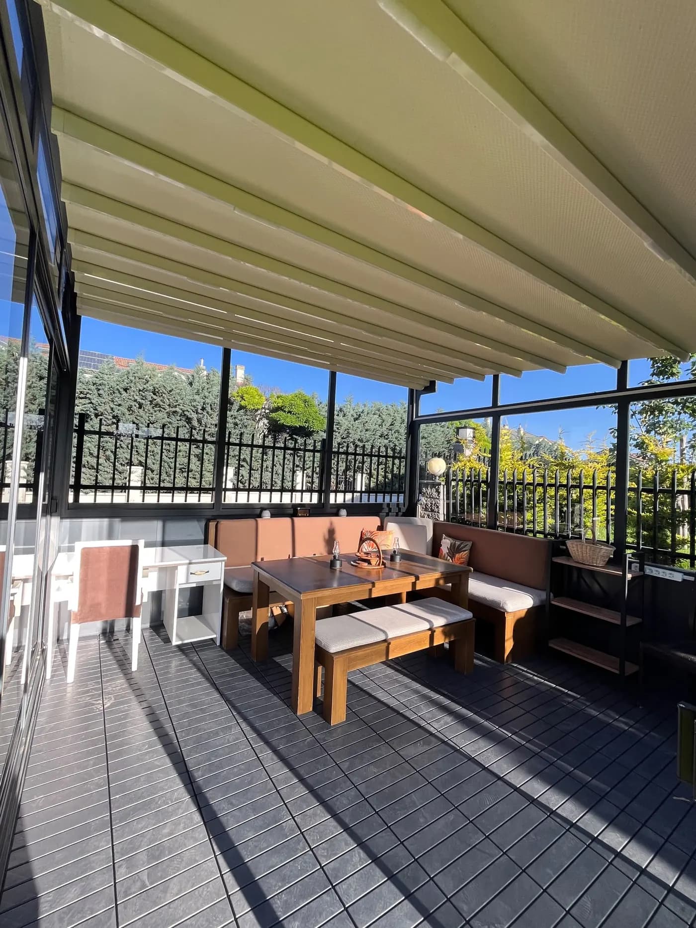Pergola Tente uygulaması. Gölbaşı, Ankara