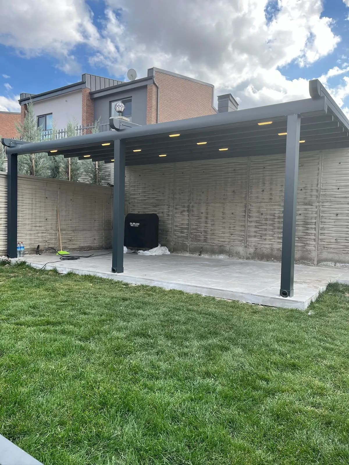 Pergola Tente uygulaması. Gölbaşı, Ankara