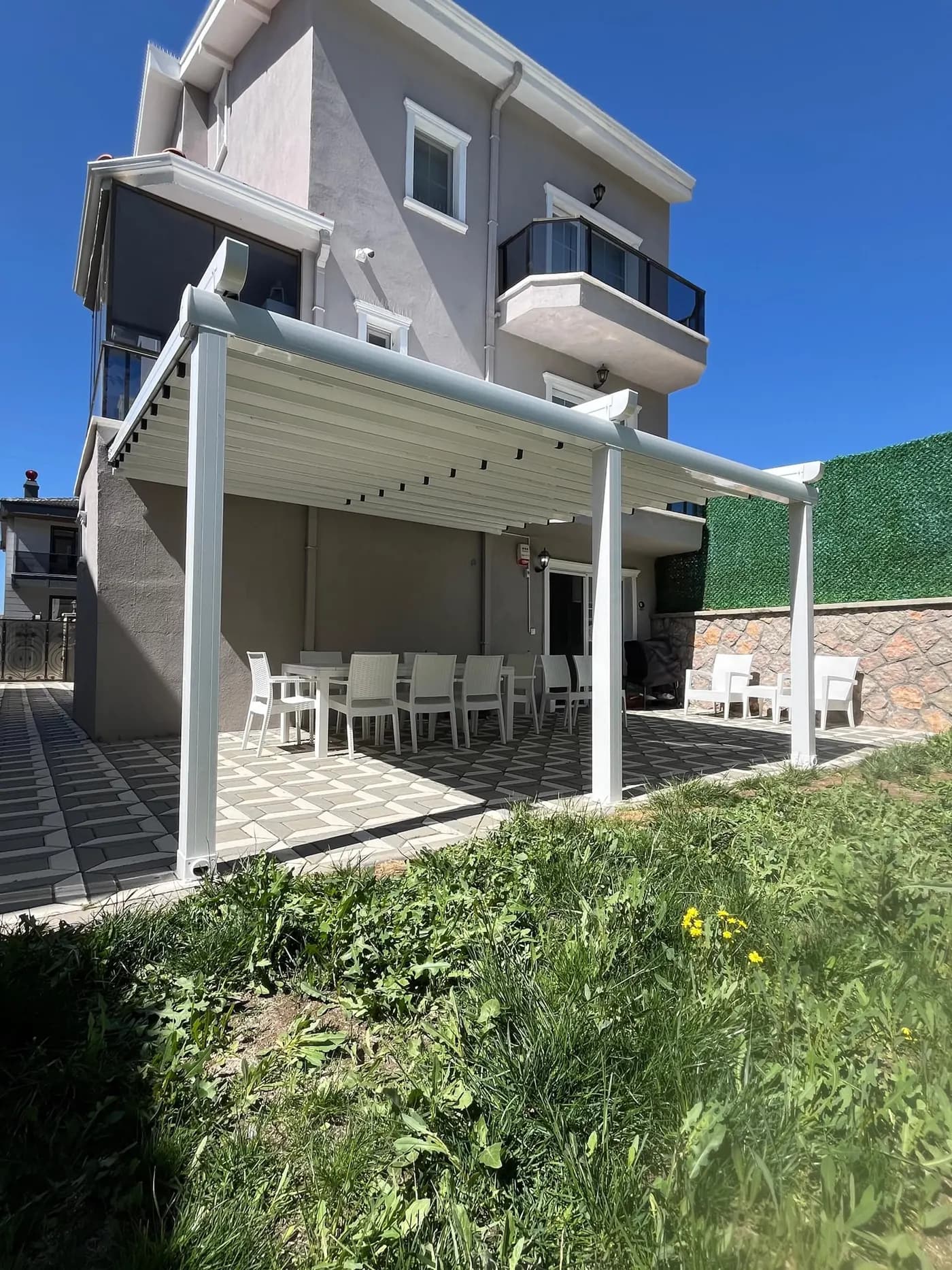Pergola Tente uygulaması. İncek, Ankara