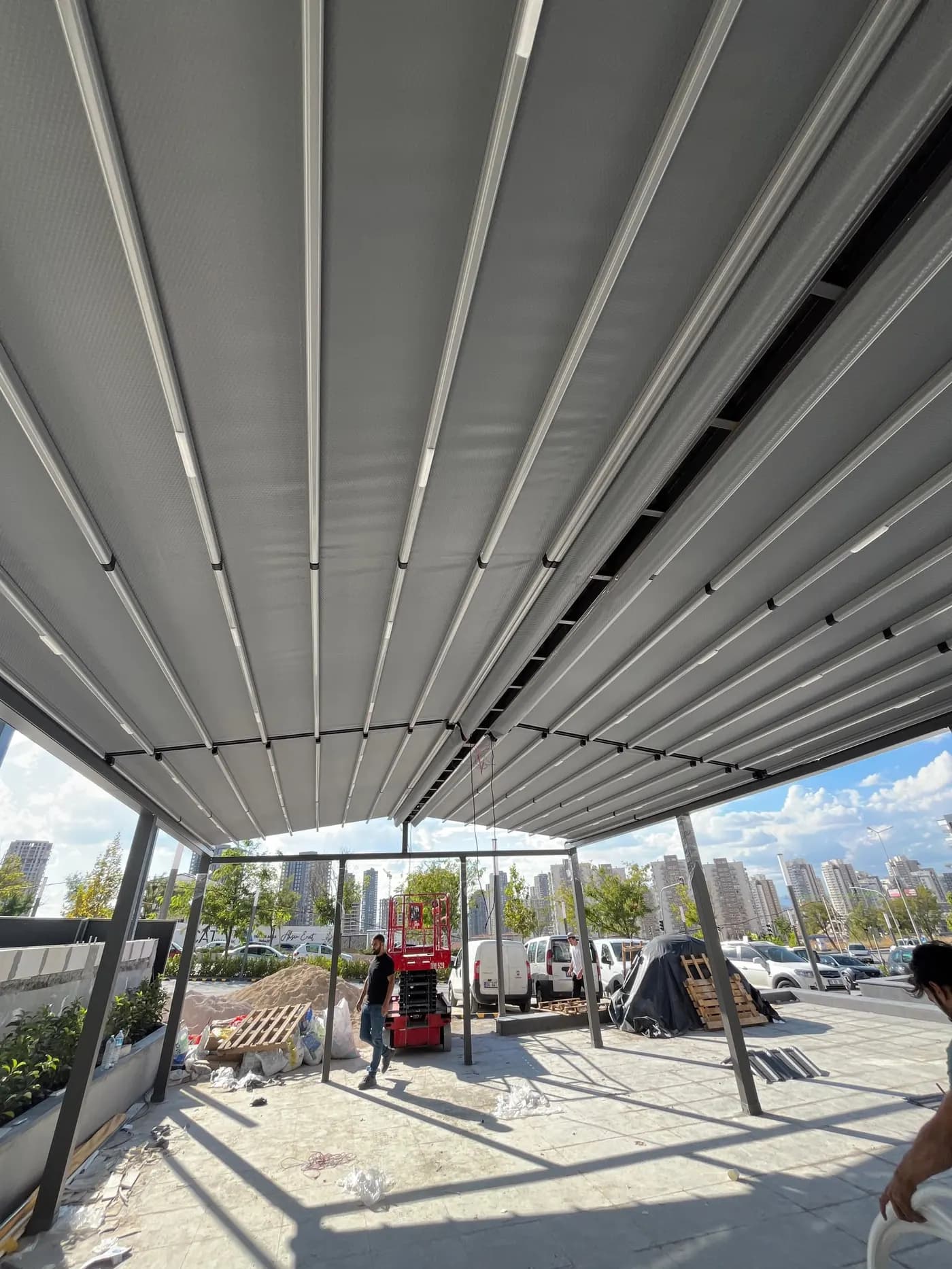 Pergola Tente uygulaması. İncek, Ankara