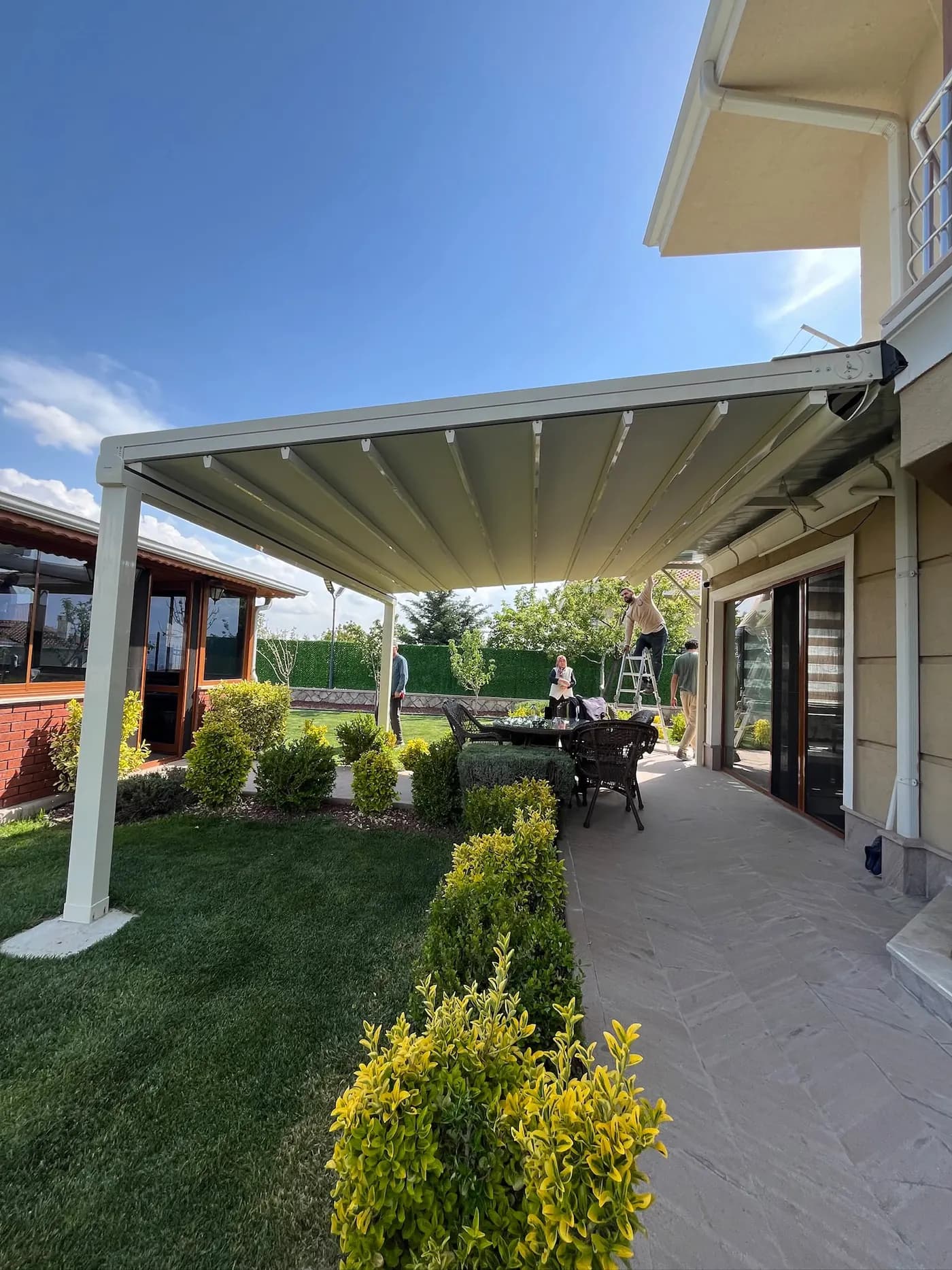 Pergola Tente uygulaması. İvedik, Ankara