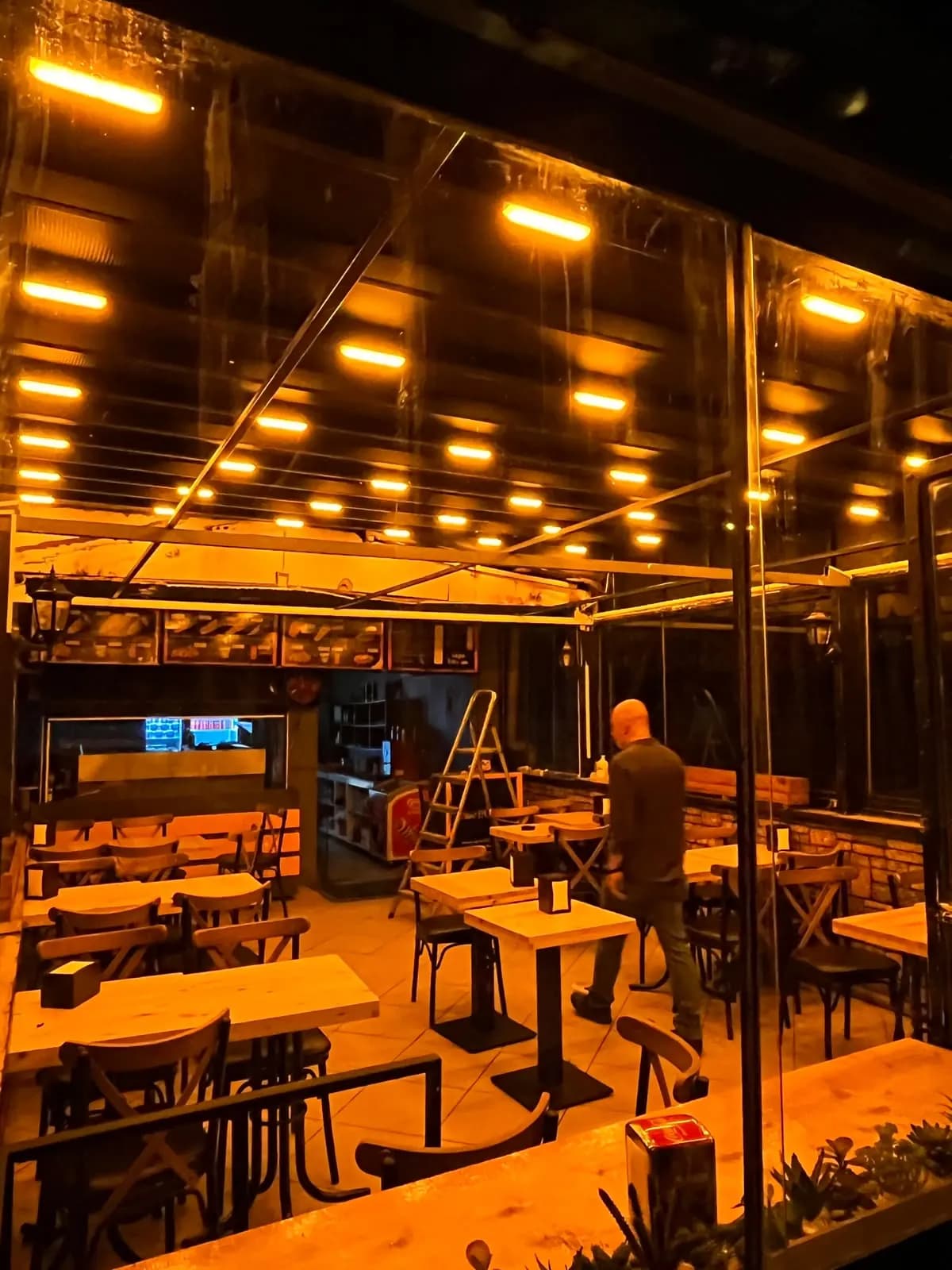 Pergola Tente uygulaması. Kızılay, Ankara