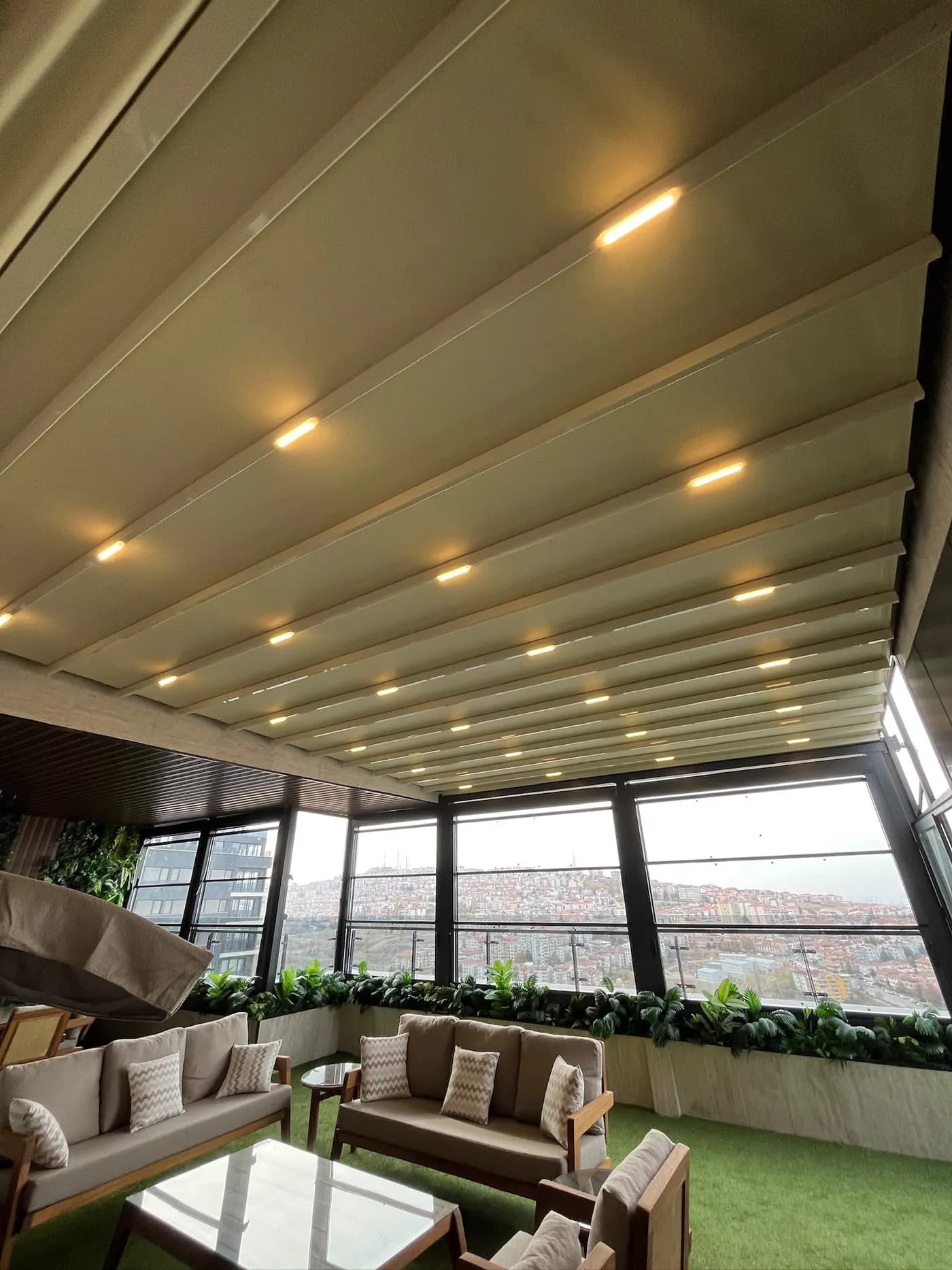 Pergola Tente uygulaması. Oran, Ankara
