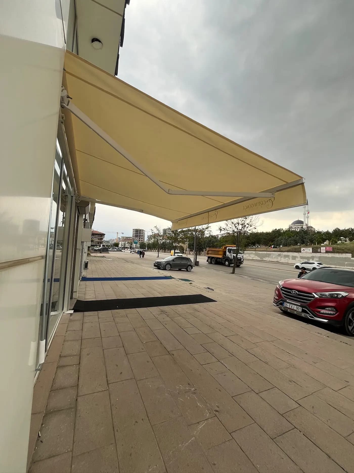 Mafsallı Tente uygulaması. Pursaklar, Ankara
