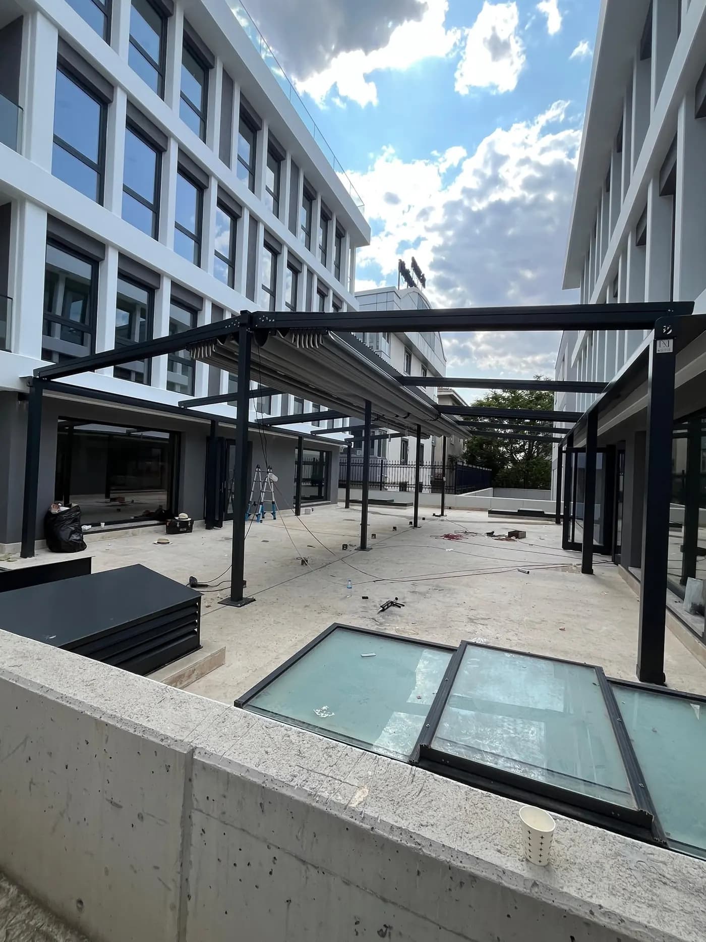Pergola Tente uygulaması. Söğütözü, Ankara