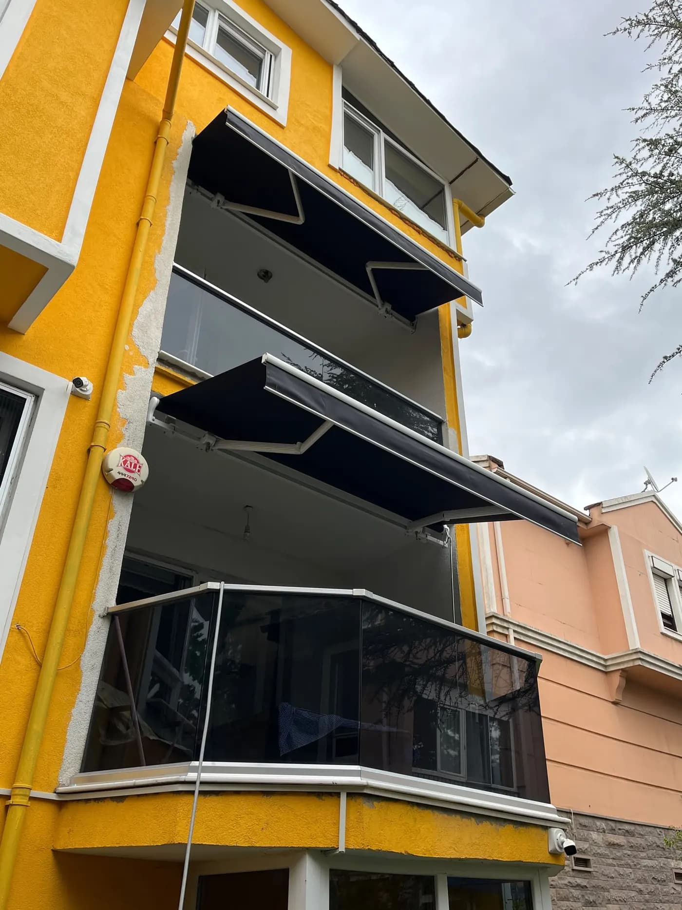 Mafsallı Tente uygulaması. Ümitköy, Ankara